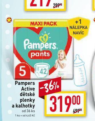 Billa Pampers dětské pleny nabídka
