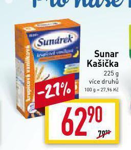 Billa Sunar kašička nabídka