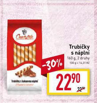 Billa Trubičky s náplní nabídka