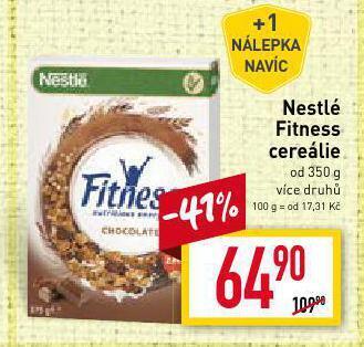 Billa Nestlé fitness cereálie nabídka