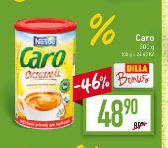 Billa Caro nabídka
