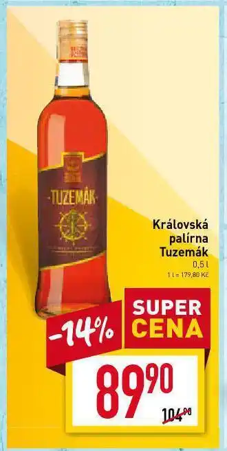 Billa Královská palírna tuzemák nabídka