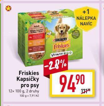 Billa Friskies kapsičky pro psy nabídka