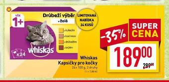 Billa Whiskas kapsičky pro kočky nabídka