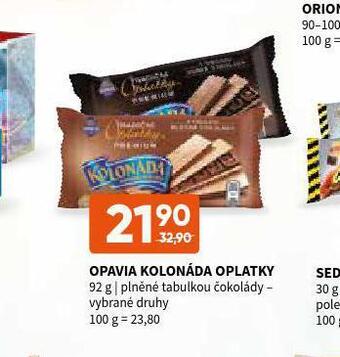 Terno Opavia kolonáda oplatky nabídka