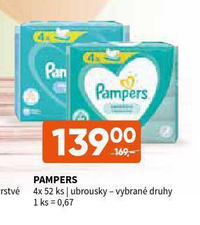 Terno Pampers ubrousky nabídka