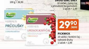 Terno Pickwick čaj nabídka