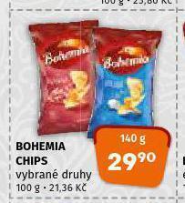 Terno Bohemia chips nabídka