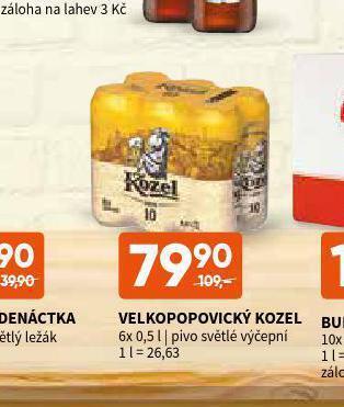 Terno Pivo velkopopovický kozel nabídka