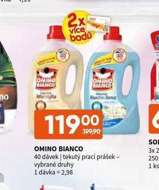 Terno Omino bianco tekutý prací prostředek nabídka