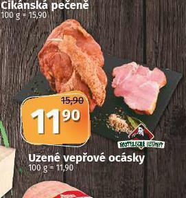 Coop Uzené vepřové ocásky nabídka