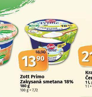 Coop Zakysaná smetana nabídka