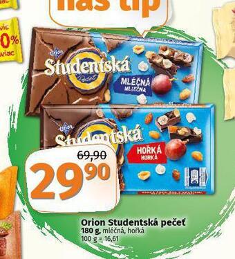 Coop Orion studentská pečeť nabídka