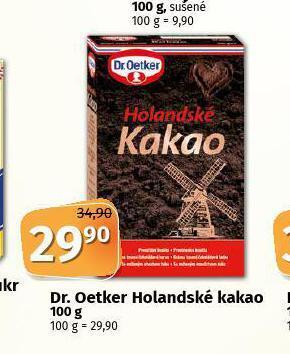 Coop Dr. oetker holandské kakao nabídka