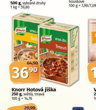 Coop Knorr hotová jíška nabídka