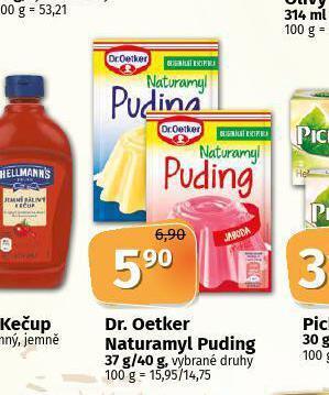 Coop Dr. oetker naturamyl puding nabídka