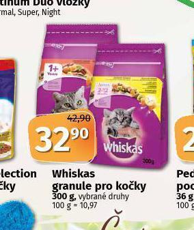 Coop Whiskas granule pro kočky nabídka