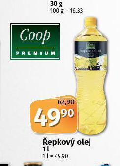 Coop Řepkový olej nabídka
