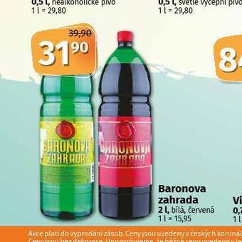 Coop Baronova zahrada nabídka
