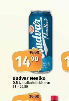 Coop Budvar nealko nabídka