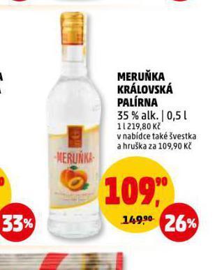 Penny Market Meruňka královská palírna nabídka