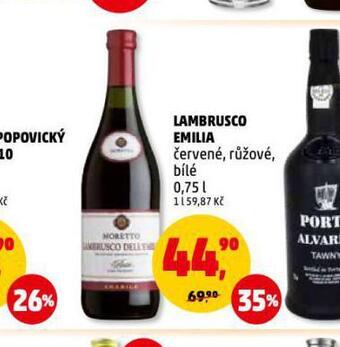 Penny Market Lambrusco emilia nabídka