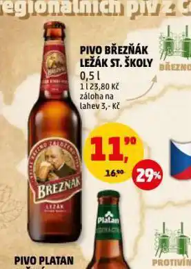 Penny Market Pivo březńák ležák st. školy nabídka