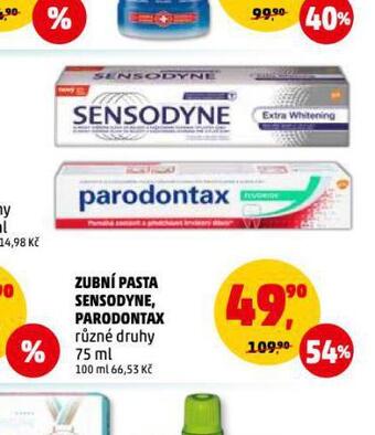 Penny Market Sensodyne zubní pasta nabídka