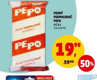 Penny Market Pepo pevný podpalovač nabídka