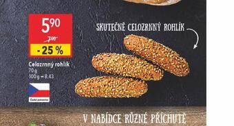 Globus Celozrnný rohlík nabídka