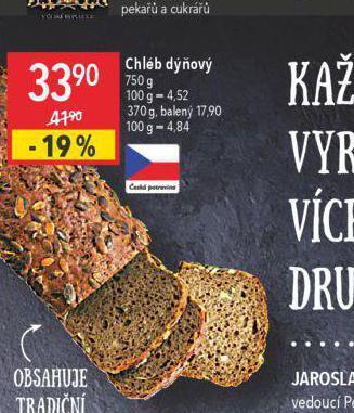 Globus Chléb dýňový nabídka