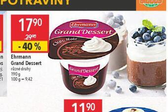 Globus Ehrmann grand dessert nabídka
