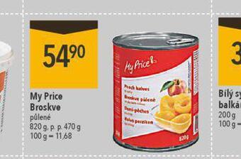 Globus My price broskve nabídka