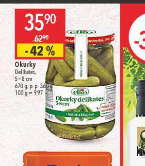 Globus Okurky delikates 5-8 cm nabídka