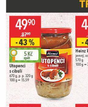 Globus Utopenci s cibulí nabídka