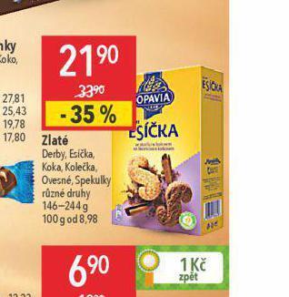 Globus Zlaté derby, esíčka, koka, kolečka, ovesné, spekulky nabídka