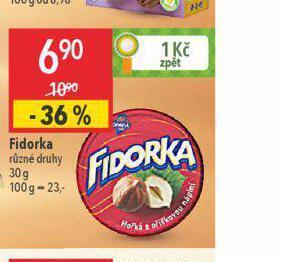 Globus Fidorka nabídka