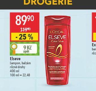 Globus Loreal elseve šampon, balzám nabídka