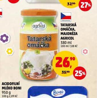 Penny Market Tatarská omáčka, majonéza agricol nabídka