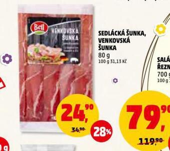 Penny Market Venkovská šunka nabídka
