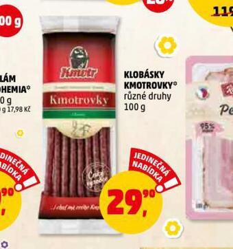 Penny Market Klobásky kmotrovky nabídka