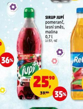 Penny Market Sirup jupí nabídka
