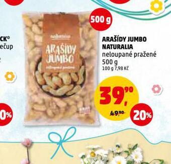 Penny Market Arašídy jumbo naturalia nabídka
