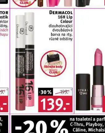Rossmann Dermacol 16h lip colour nabídka