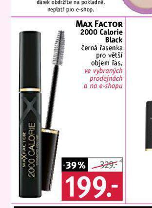 Rossmann Max factor řasenka nabídka
