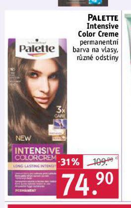 Rossmann Palette intensive color creme barva na vlasy nabídka