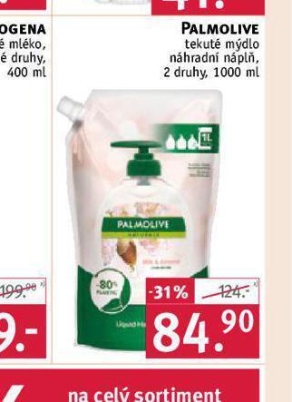 Rossmann Palmolive tekuté mýdlo nabídka