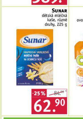 Rossmann Sunar dětská mléčná kaše nabídka