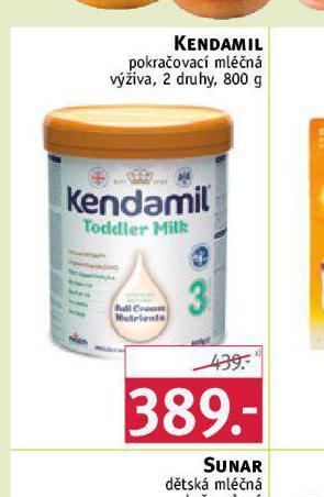 Rossmann Kendamil pokračovací mléčná výživa nabídka