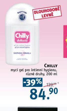 Rossmann Chilly mycí gel pro intimní hygienu nabídka